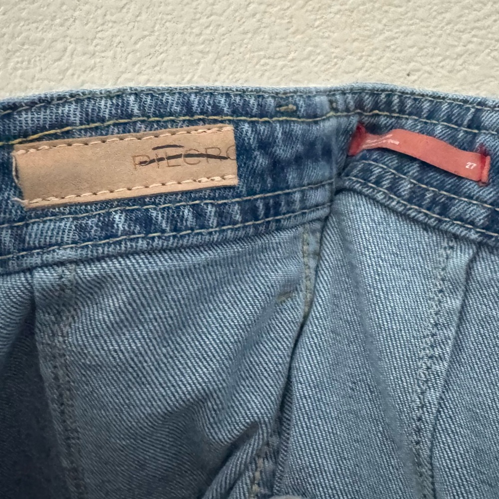 Pilcro The Carpenter Wide Leg Jeans 27 Denim Blue Utility Retro Boho Minimalist - Picture 15 of 15